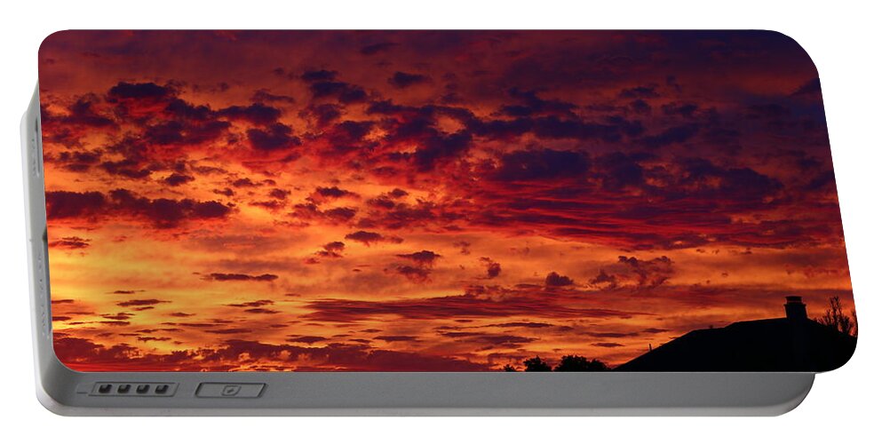 Sunrise Portable Battery Charger featuring the photograph Gorgeous Sunrise by Hunter Kressler