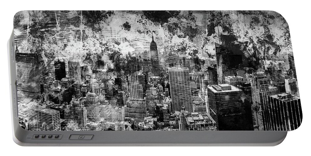 Empire State Building Portable Battery Charger featuring the photograph Gotham Castles by Az Jackson