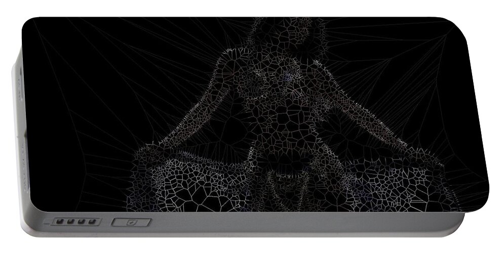 Vorotrans Portable Battery Charger featuring the digital art Grace by Stephane Poirier