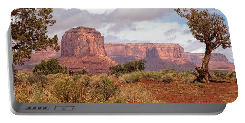 Monument Valley Print Portable Battery Charger featuring the photograph Grandview by Jim Garrison