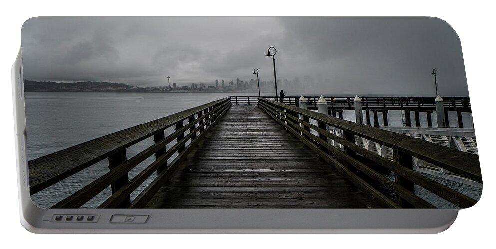Seattle Portable Battery Charger featuring the photograph Gray Days In West Seattle by Matt McDonald