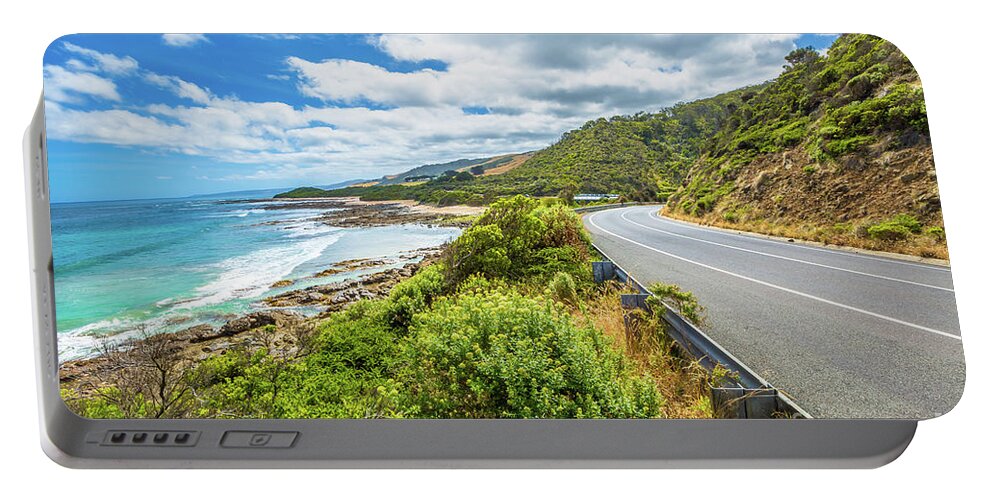 Anglesea Portable Battery Charger featuring the photograph Great Ocean Road by Benny Marty