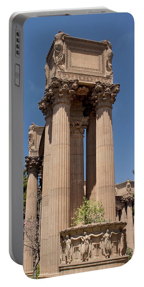 Palace Of Fine Art Portable Battery Charger featuring the photograph Greek Architecture by Ivete Basso Photography