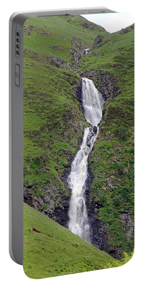Grey Mare's Tail Portable Battery Charger featuring the photograph Grey Mare's Tail by Tony Murtagh