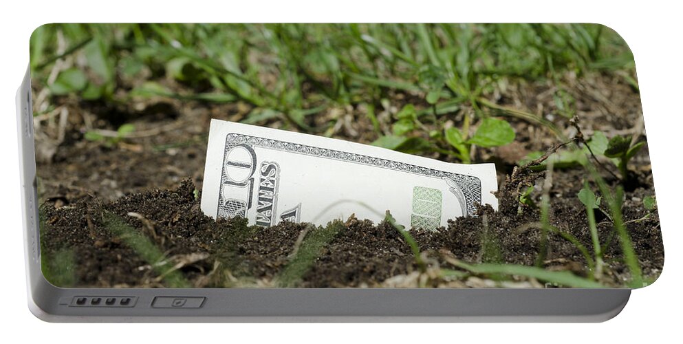 Money Portable Battery Charger featuring the photograph Growing money by Mats Silvan