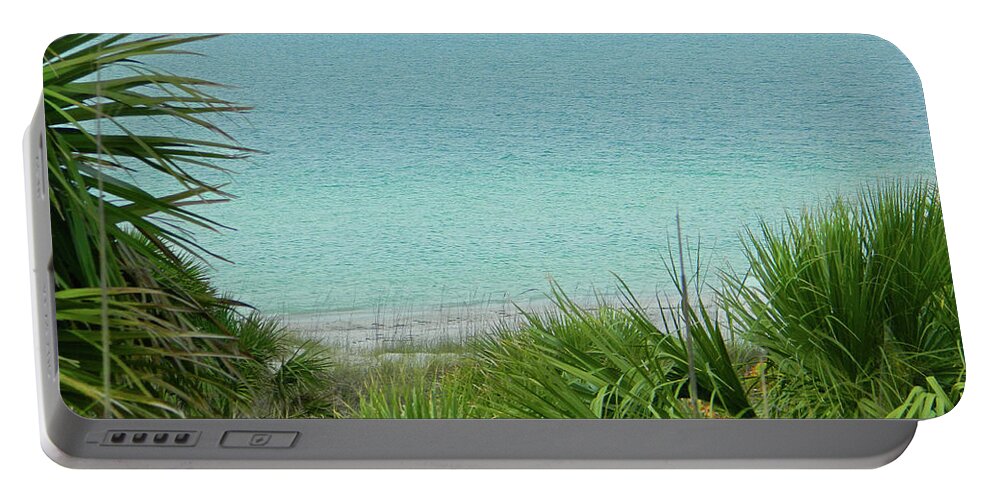 Gulf Of Mexico View From Fort De Soto Portable Battery Charger featuring the photograph Gulf of Mexico View from Fort De Soto by Emmy Vickers