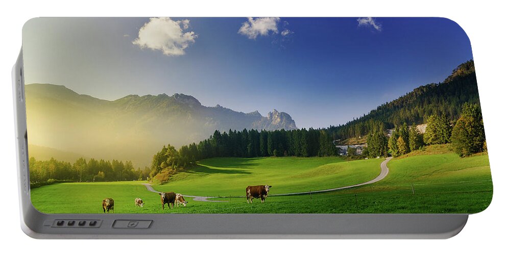 Berchtesgaden Portable Battery Charger featuring the photograph Guten Tag by Dmytro Korol