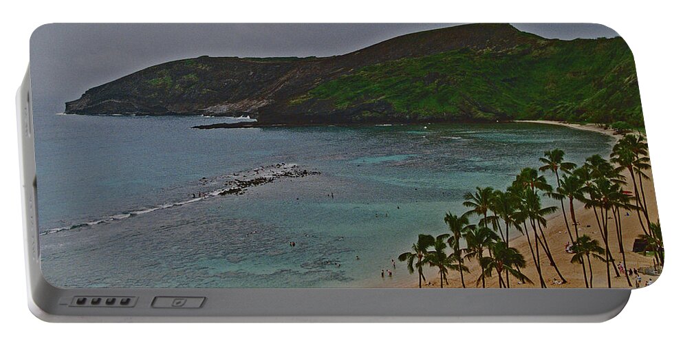 Beach Portable Battery Charger featuring the photograph Hanauma Bay, Oahu ,Hawaii by Bess Carter