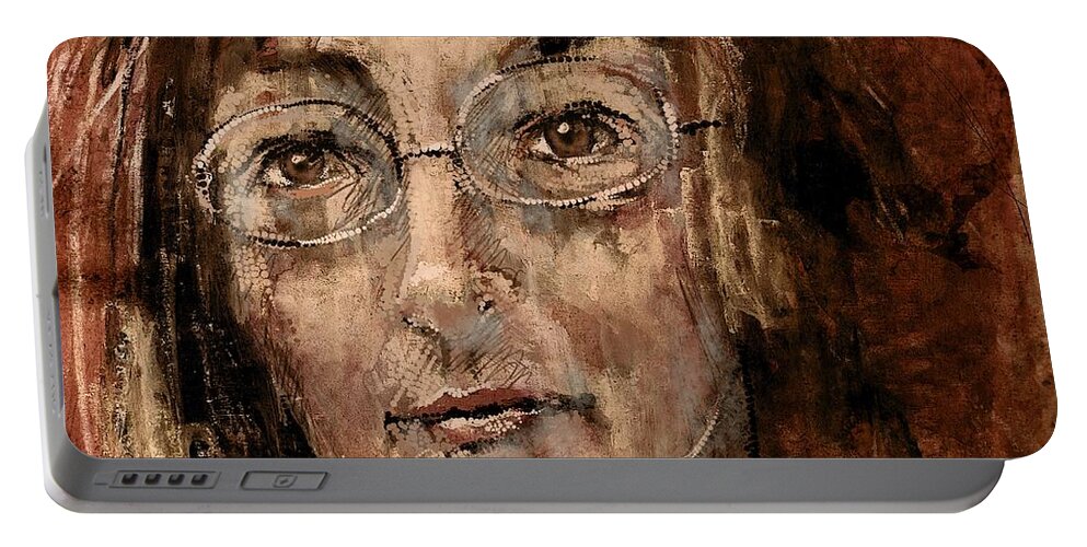 Portrait Portable Battery Charger featuring the digital art Hannah by Jim Vance