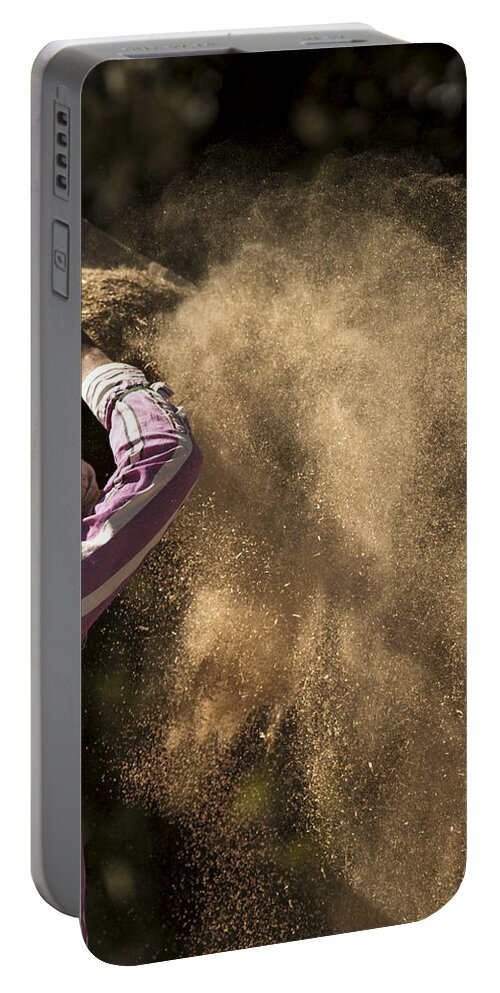 Food Portable Battery Charger featuring the photograph Hard Labor by Ramabhadran Thirupattur