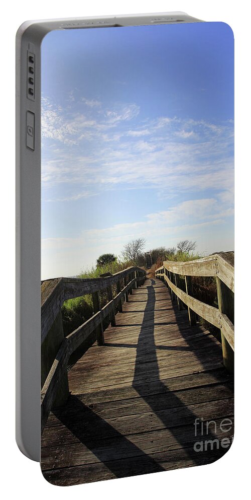 Harvey Pond Portable Battery Charger featuring the photograph Harvey's View by Jennifer Robin