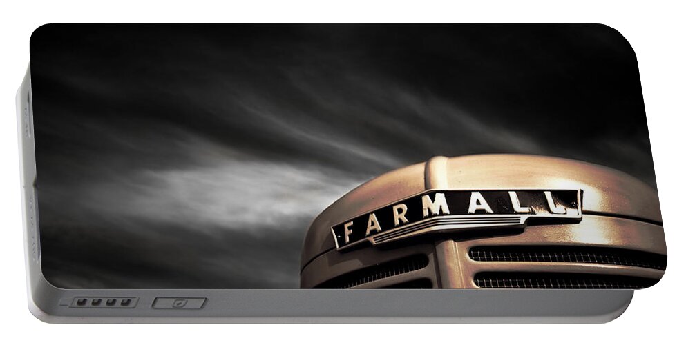 Farmall Portable Battery Charger featuring the photograph Have No Fear - Farmall Is Here by Luke Moore