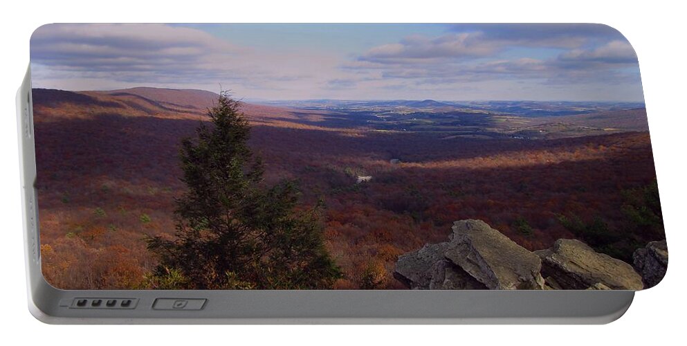 Hawk Mountain Portable Battery Charger featuring the photograph Hawk Mountain Sanctuary by David Dehner