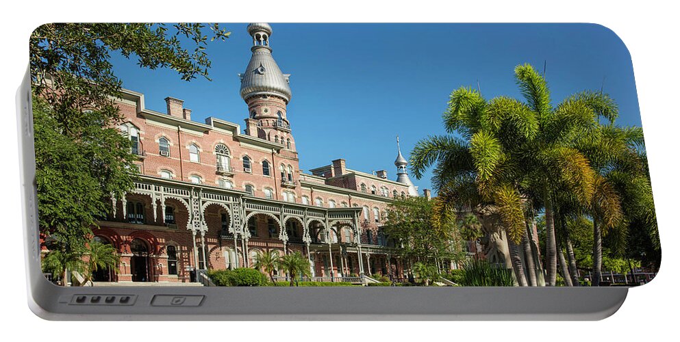 Tampa Portable Battery Charger featuring the photograph Henry B. Plant Museum - Tampa by Brian Jannsen