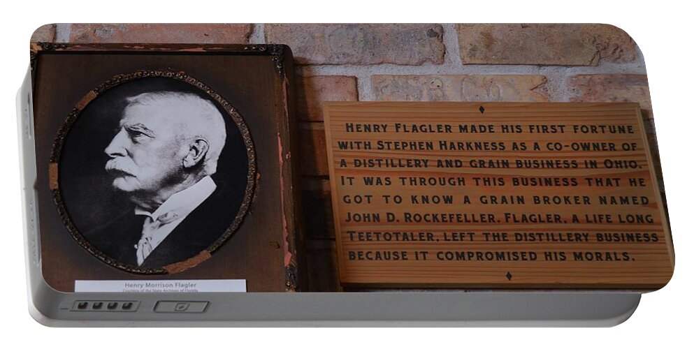 Henry Flagler Portable Battery Charger featuring the photograph Henry Flagler by Warren Thompson