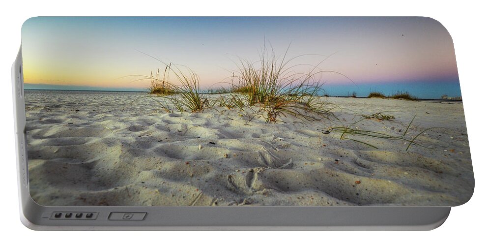 Alabama Portable Battery Charger featuring the photograph Heron Feet in the Grasses by Michael Thomas