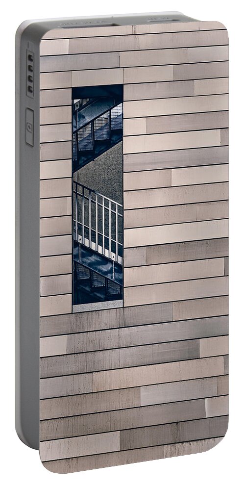 Architecture Portable Battery Charger featuring the photograph Hidden Stairway by Scott Norris
