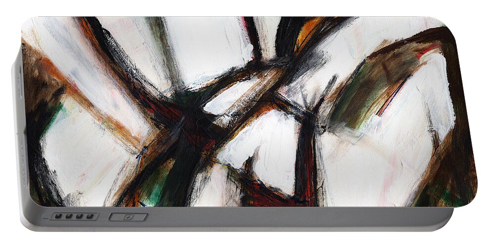 Abstract Portable Battery Charger featuring the painting High Canyon by Lynne Taetzsch