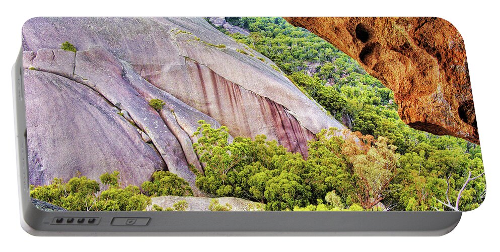 Landscape Portable Battery Charger featuring the photograph High Rise Cave by Michael Blaine