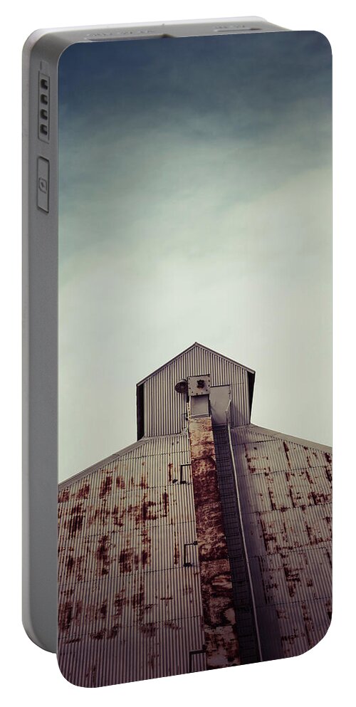 Grain Portable Battery Charger featuring the photograph High View by Trish Mistric