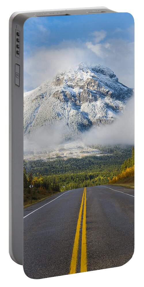Fall Portable Battery Charger featuring the photograph Highway to Heaven by Bill Cubitt