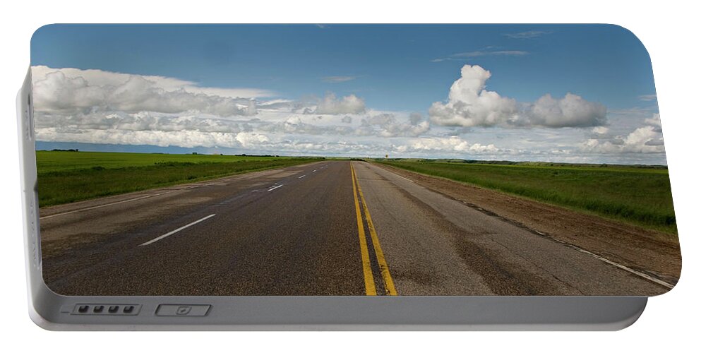 Road Portable Battery Charger featuring the photograph Highway to Heaven by Deanna Paull