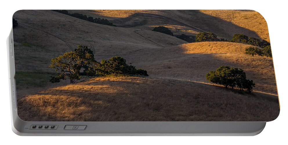 Hill Top Ranch Portable Battery Charger featuring the photograph Hill Top Ranch by Derek Dean