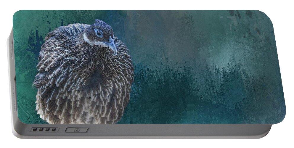 Pheasant Portable Battery Charger featuring the photograph Himalayan Monal by Eva Lechner