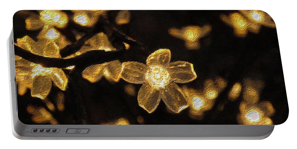 Christmas Portable Battery Charger featuring the photograph Holiday Lights I by Kathi Isserman