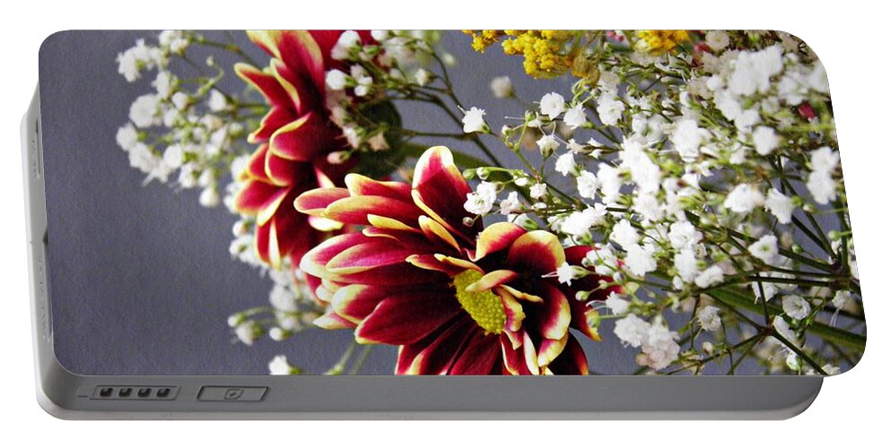 Bouquet Portable Battery Charger featuring the photograph Holy Week Flowers 2017 5 by Sarah Loft