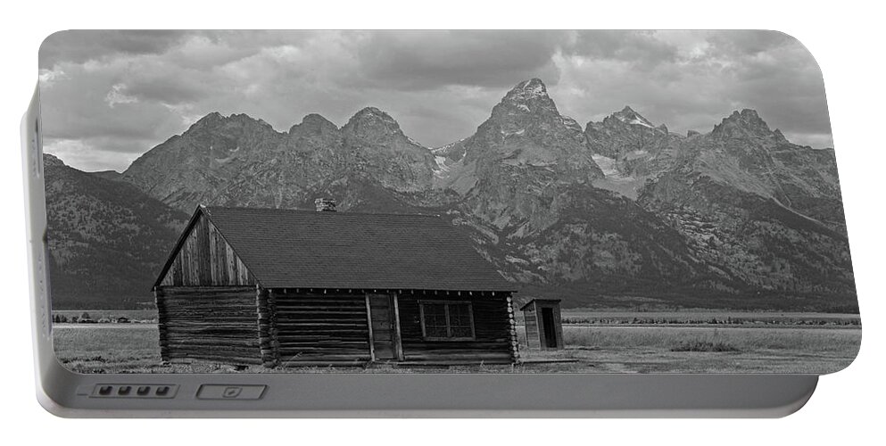 Tetons Portable Battery Charger featuring the photograph Homestead at the Tetons by Whispering Peaks Photography