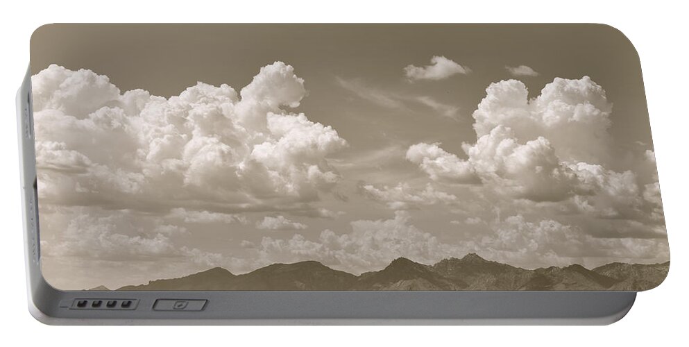Clouds Portable Battery Charger featuring the photograph Hope for Rain by Melisa Elliott