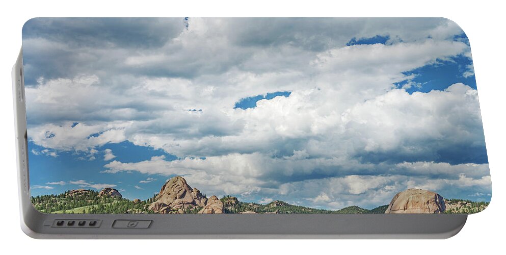 Rock Cropping Portable Battery Charger featuring the photograph Hopelessly In Love With Cloud Formations, Impossible For Me Not To Be by Bijan Pirnia