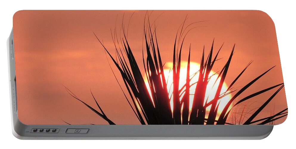 Sun Portable Battery Charger featuring the photograph Horizon Sunrise by Jan Gelders