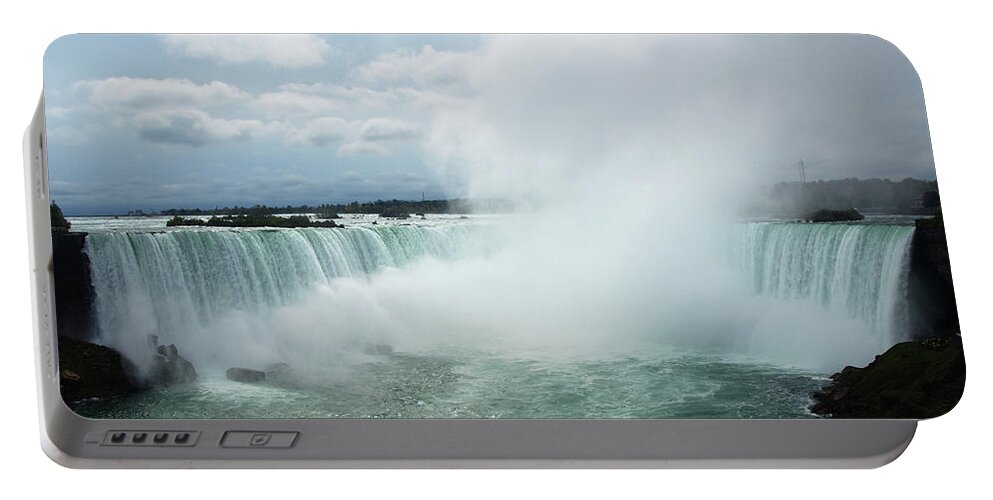 Niagara Falls Portable Battery Charger featuring the photograph Horseshoe Falls by Mary Capriole