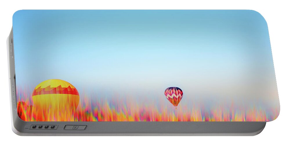 2017 Portable Battery Charger featuring the photograph Hot Air Rises by Marnie Patchett