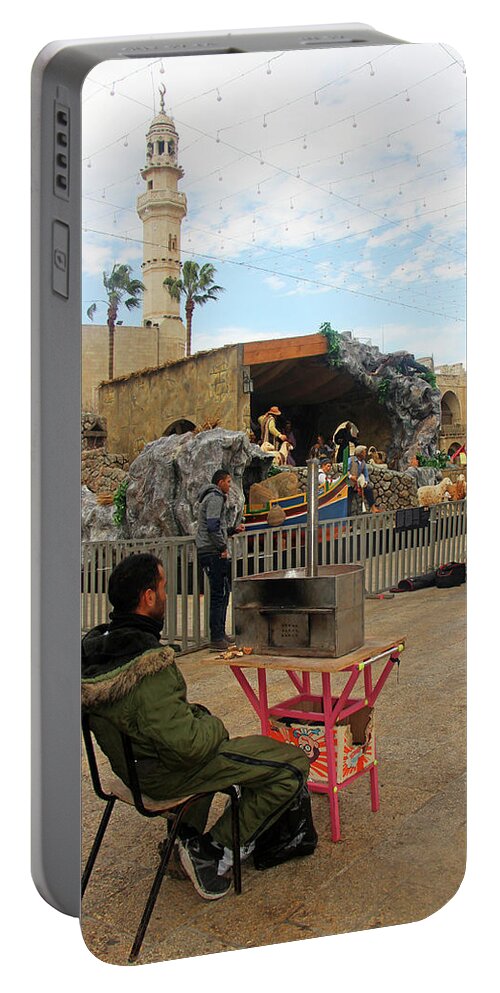 Bethlehem Portable Battery Charger featuring the photograph Hot Peanuts by Munir Alawi