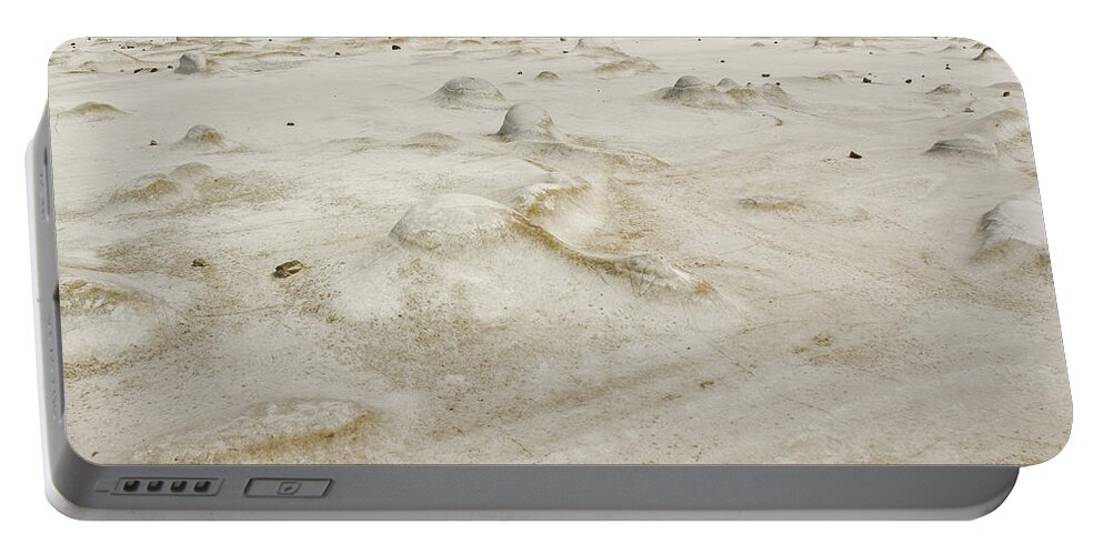 Hot Springs Portable Battery Charger featuring the photograph Chert deposits by Patrick Kain