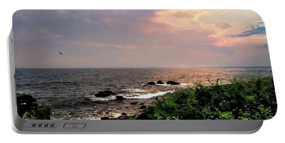 Maine Portable Battery Charger featuring the photograph How Does It Feel by Diana Angstadt