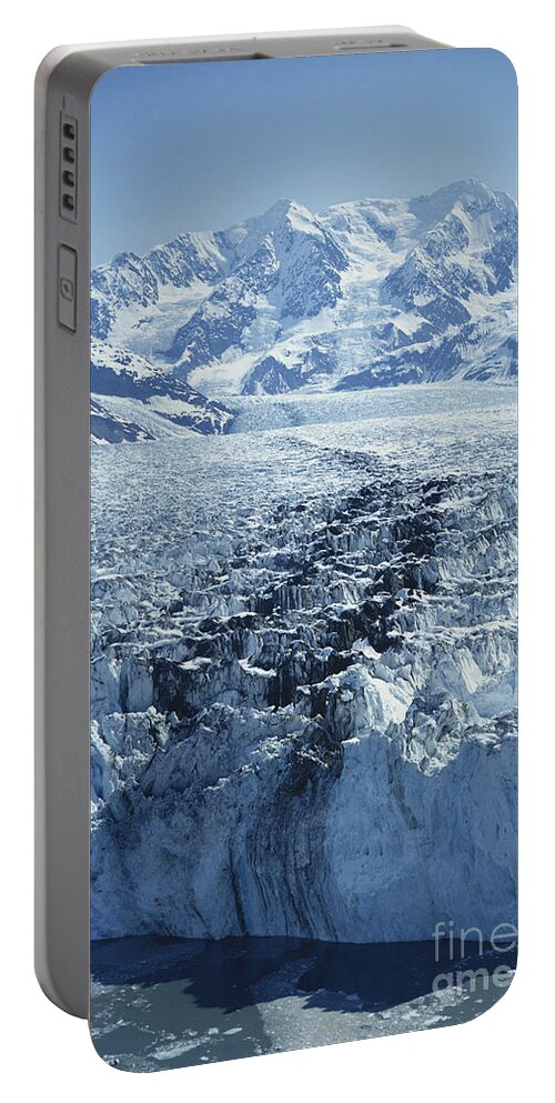 Glacier Portable Battery Charger featuring the photograph Hubbard Glacier by Joseph Rychetnik