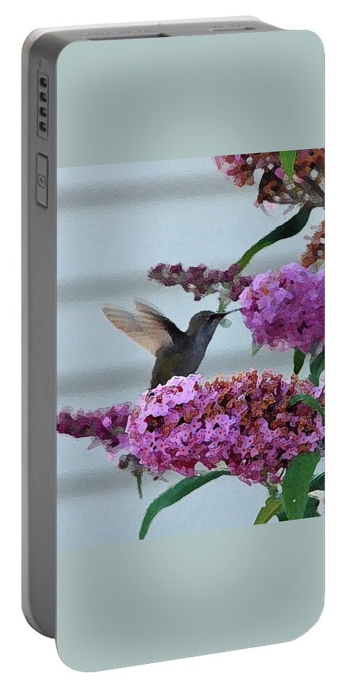  Portable Battery Charger featuring the photograph Hummingbird by Carol Eliassen