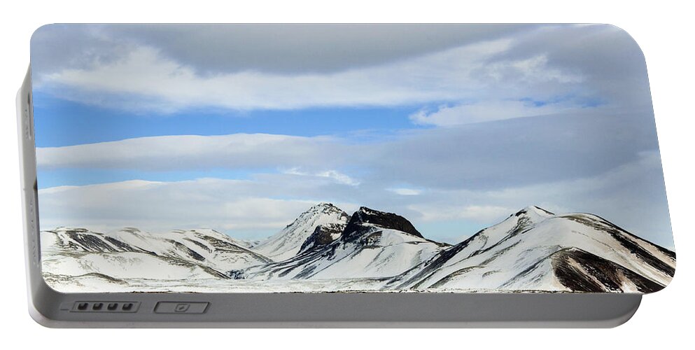 Iceland Portable Battery Charger featuring the photograph Icelandic Wilderness by Geoff Smith
