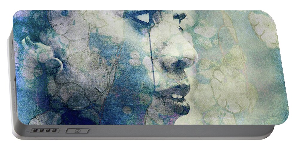 Portrait Portable Battery Charger featuring the digital art If You Leave Me Now by Paul Lovering