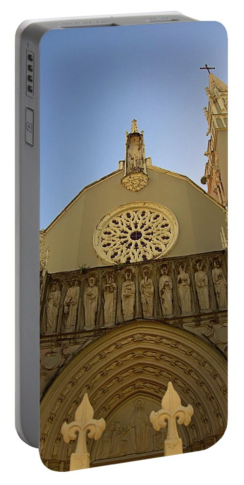 Catholic Church Portable Battery Charger featuring the photograph Iglesia San Jorge by Newwwman