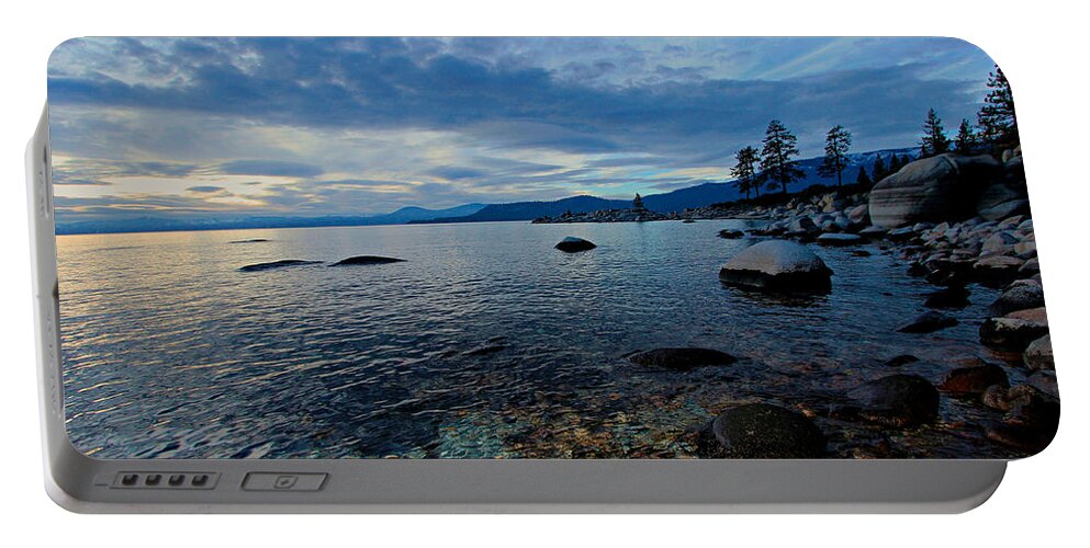 Lake Tahoe Portable Battery Charger featuring the photograph Immersed by Sean Sarsfield