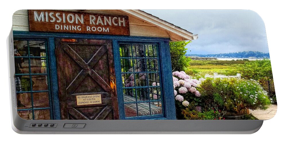 Impressions Of Mission Ranch Portable Battery Charger featuring the photograph Impressions Of Mission Ranch by Glenn McCarthy Art and Photography