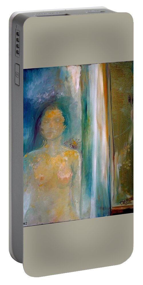 Artwork Portable Battery Charger featuring the painting In A Dream by Jack Diamond