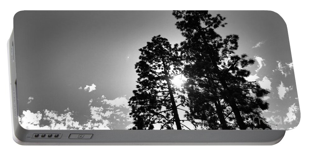 Tree Portable Battery Charger featuring the photograph In the Shade by Maria Aduke Alabi