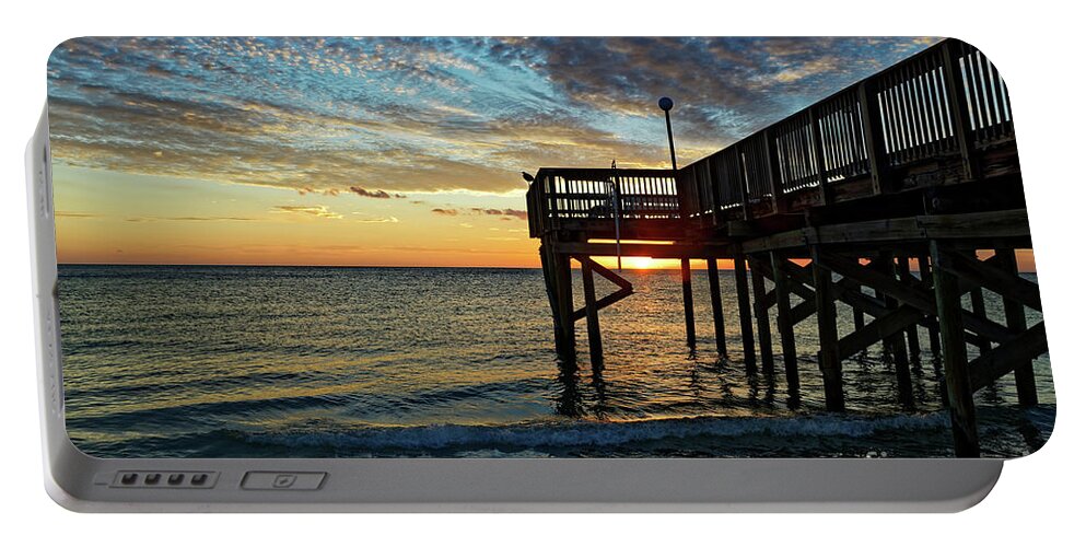 Sunset Portable Battery Charger featuring the photograph Indian Rocks Sunset by Paul Mashburn