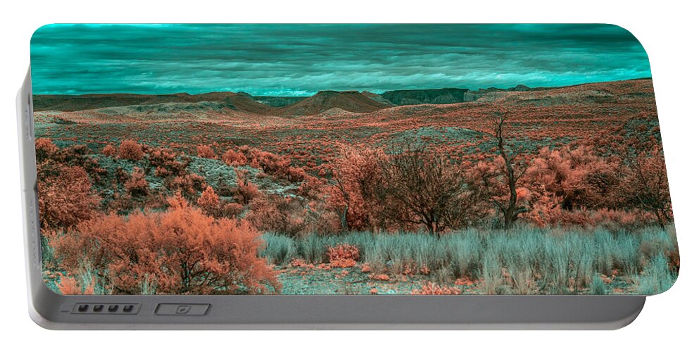 Butte Portable Battery Charger featuring the photograph Infrared Arizona by Paul Freidlund